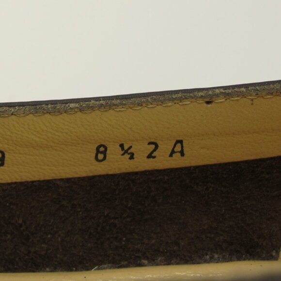 Salvatore Ferragamo dark brown leather flat in 8.5AA - Picture 6 of 7